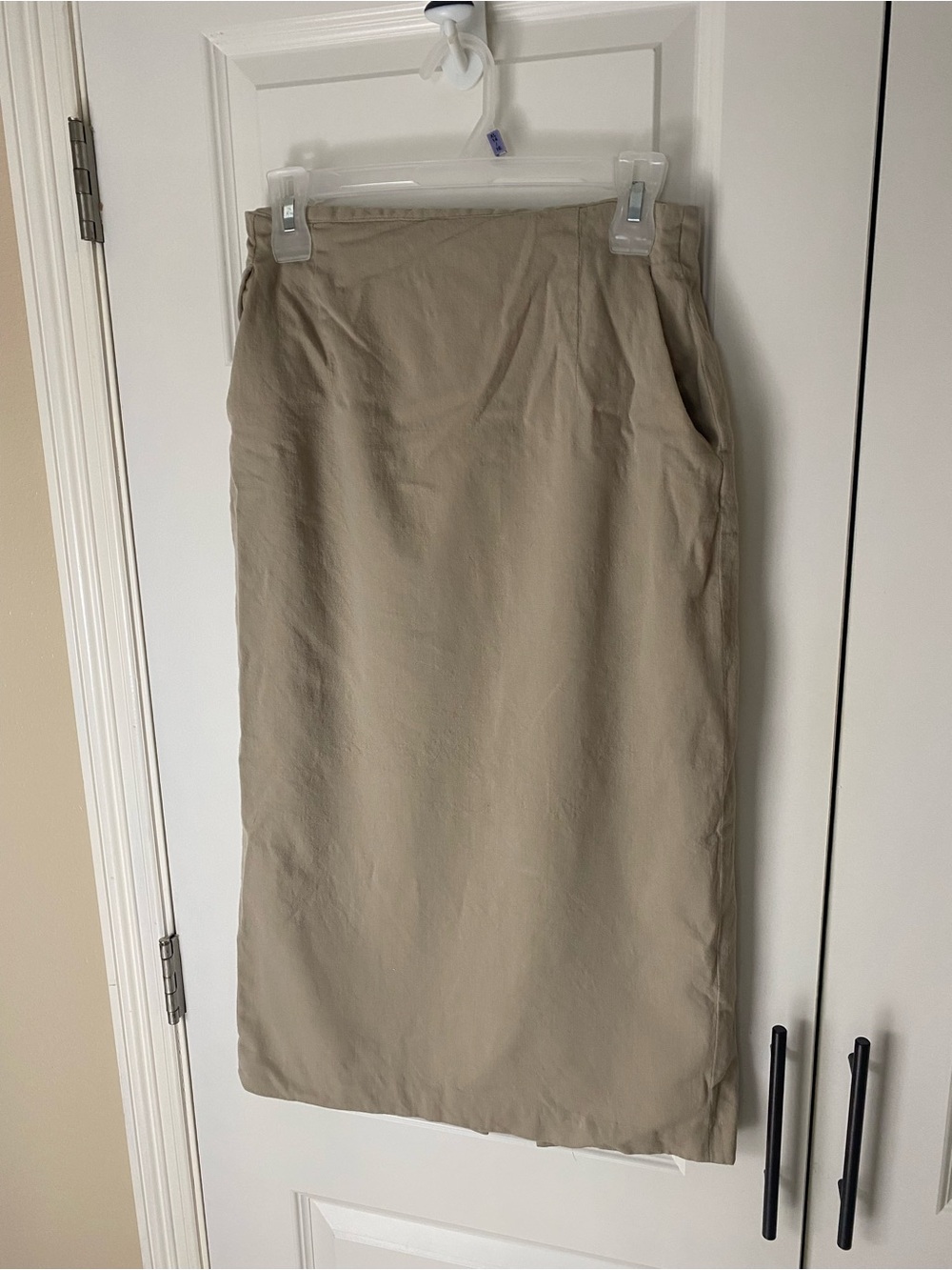 Rafaella Khaki Beige Pencil Skirt
